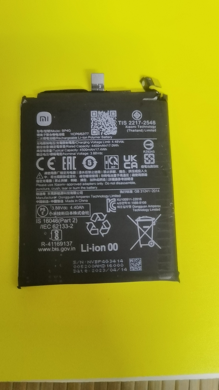 适用于小米13电池 小米BP4G电池