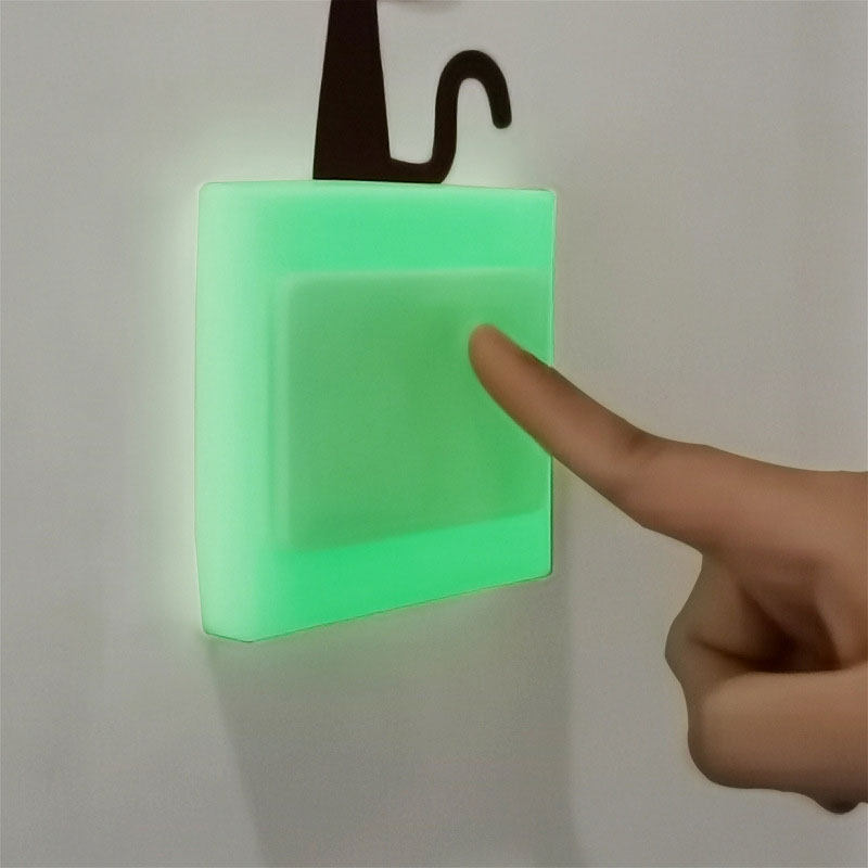 夜光开关套免粘贴插座贴保护防水开关罩墙贴家用发光透明硅胶,居家布艺,开关套,淘宝优惠券,粉丝福利购,淘宝优惠卷