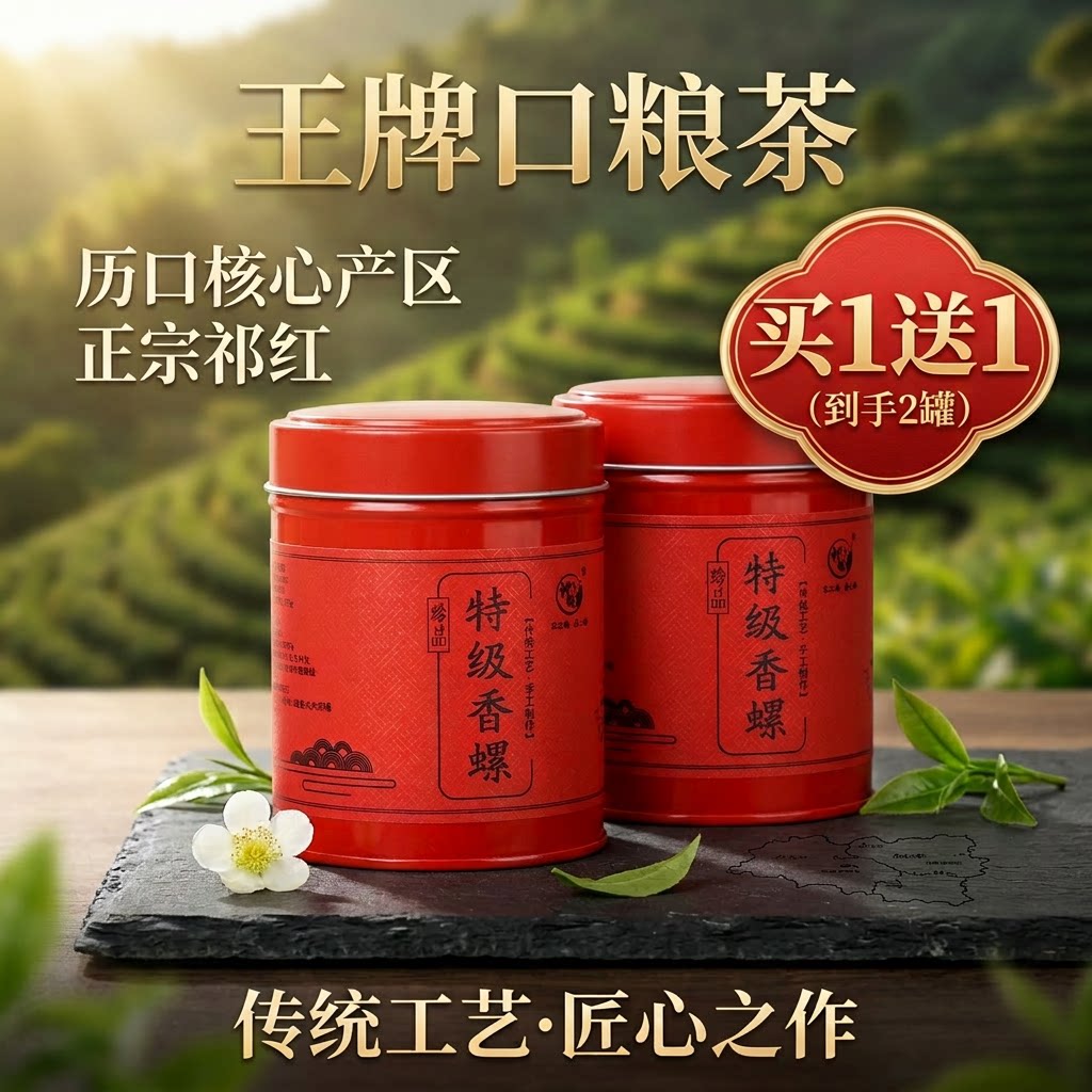 非遗祁红香螺祁魂浓香特级花蜜香