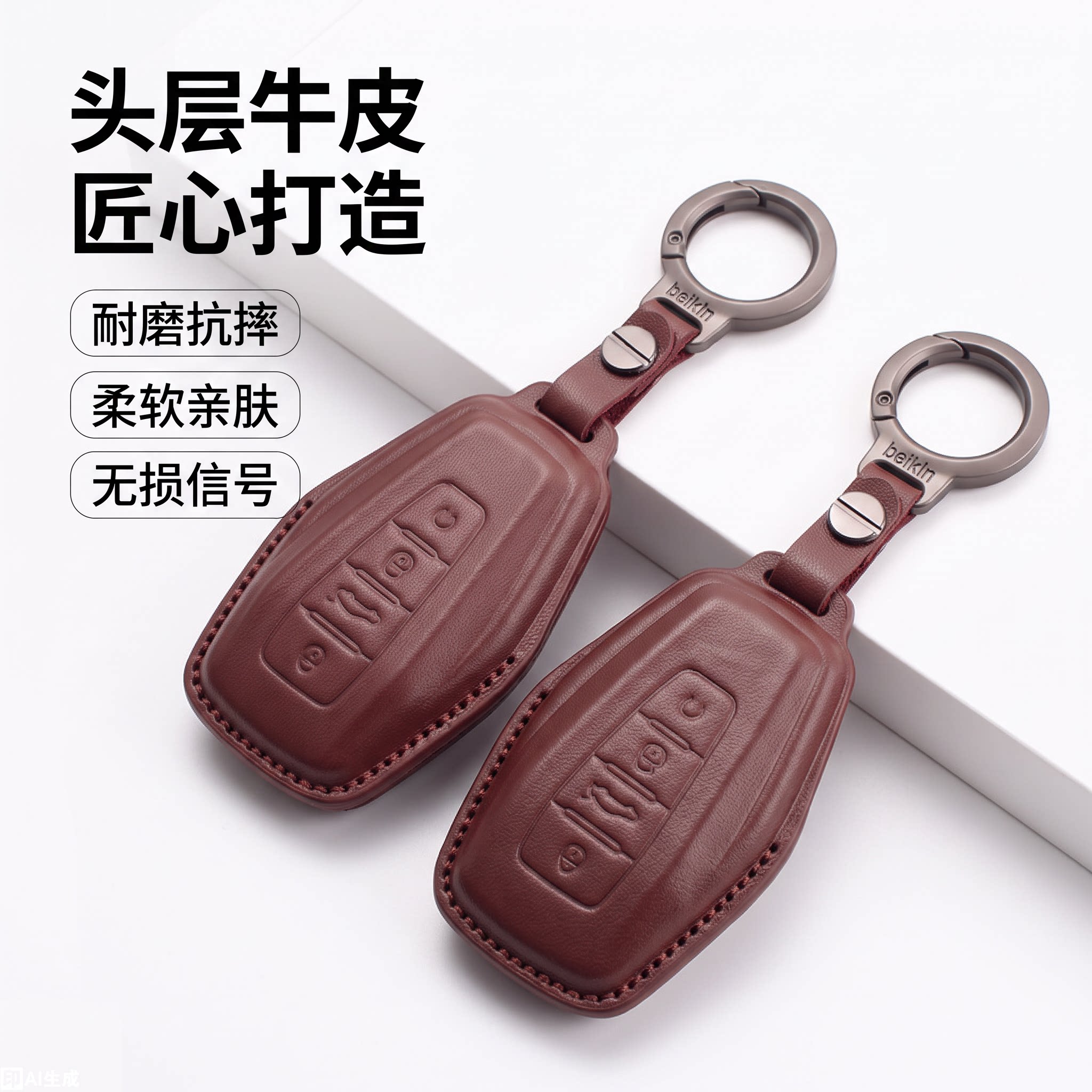 吉利星瑞钥匙套帝豪星越真皮