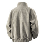得物品质休闲皮夹克飞行服皮衣男防外套730特P58，男装夹克，电商A010