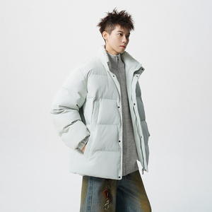美式冬季重磅三防加绒加厚羽绒棉衣立领厚外套棉服特2001P60图片