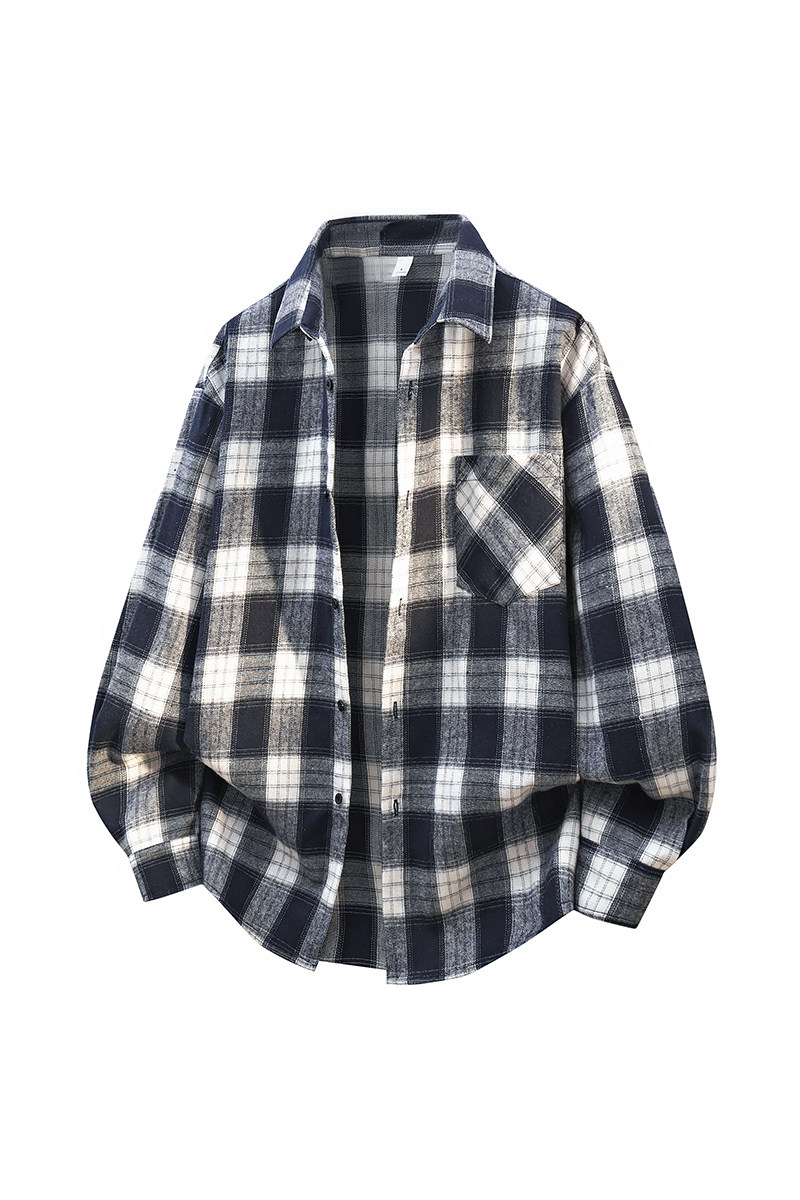 26长袖衬衫经典职场休闲衬衫男士有大码M-5XL货号：2202P35特,男装衬衫,电商A010