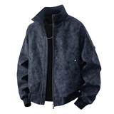 得物复古底特律休闲皮夹克飞行服皮衣男防外套2855特P60，男装夹克，电商A010