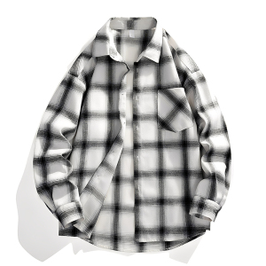 26长袖衬衫经典职场休闲衬衫男士有大码M-5XL货号：2202 P35特，男装衬衫，电商A010