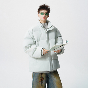 美式冬季重磅三防加绒加厚羽绒棉衣立领厚外套棉服特2001P60图片