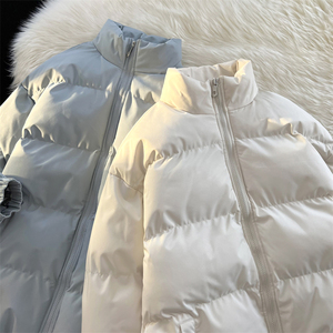冬装跑量棉衣休闲加厚棉服男女可穿多色可选纯色货号M8219特P39图片