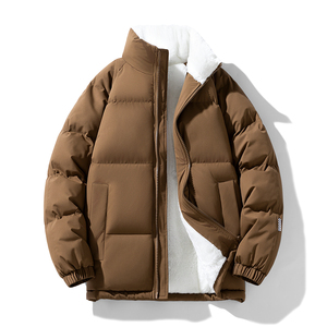 直播连帽棉衣假两件加厚棉袄情侣款百搭面包服货号111特P70图片