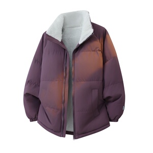 直播连帽棉衣假两件加厚棉袄情侣款百搭面包服货号111特P70图片