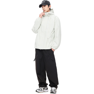 直播抖音品质休闲夹克情侣冲锋衣防风衣连帽外套808特P36图片