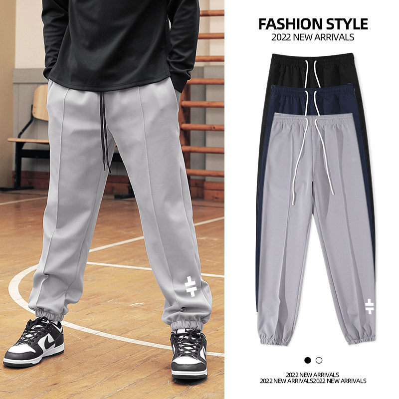 草牌无中生有篮球长裤男夏秋透气运动卫裤艹牌美式长裤训练束脚裤