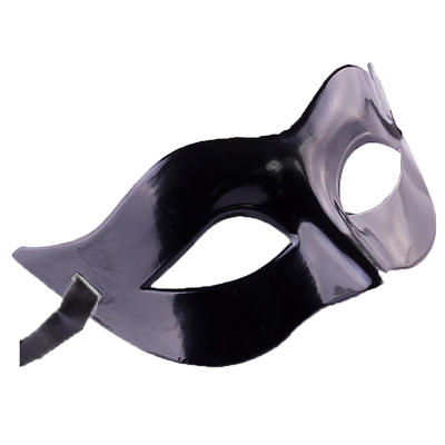 1林芳20g万圣节舞会金色面具男人平头面具半脸男士面具单色面具