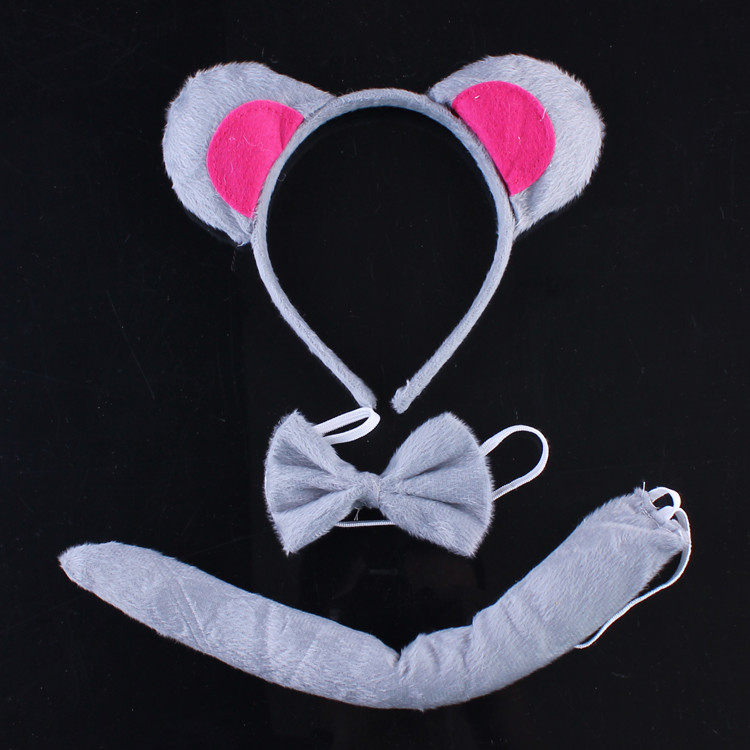 林芳45g六一儿童节装扮派对道具表演头箍发头饰3件套动物三件套