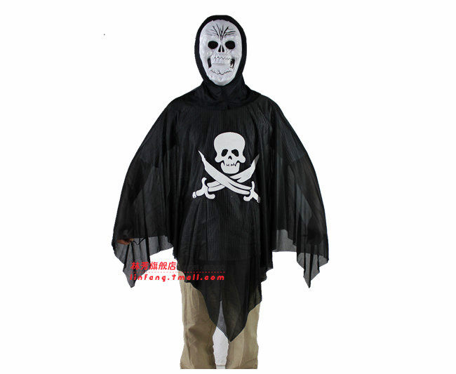 林芳 260g化妆舞会服饰万圣节服装衣服道具 排骨鬼衣服 魔鬼 服装