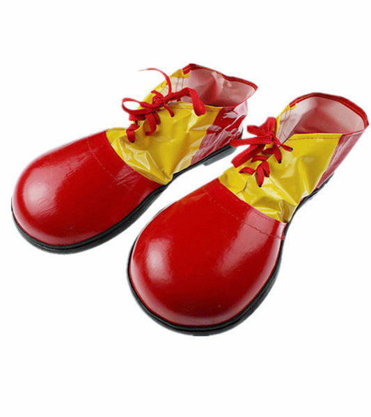 林芳500g小丑表演服配饰小丑服装扮装小丑鞋小丑pvc方格小丑鞋子