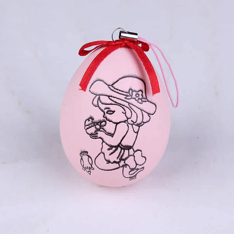 林芳 6g仿真鸡蛋壳上色手绘鸡蛋DIY彩模彩坯装饰挂饰复活节彩蛋