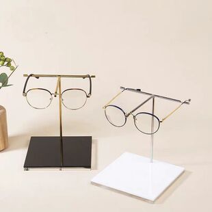 眼镜展示支架不锈钢墨镜展示架眼镜店道具亚克力眼镜展示支架