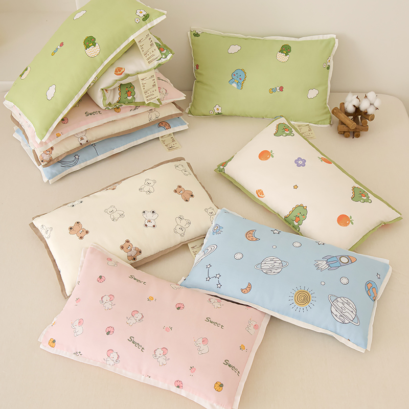 纯棉枕套+纯棉枕芯A类儿童枕