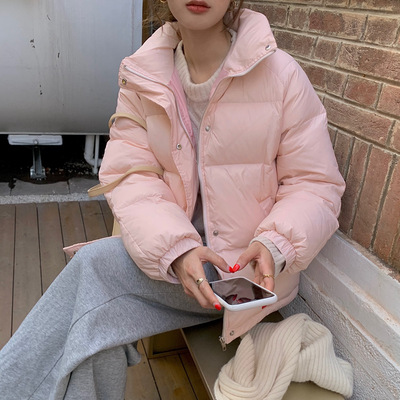 小矮个子145面包服外套女150短款棉服XS小码冬装加厚珠光宽松