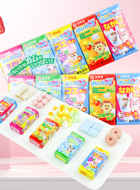 可利斯口香糖什锦水果味37g/排原装进口趣味泡泡糖儿童网红糖果