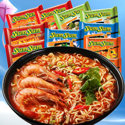 yumyum冬阴功方便面虾味混搭速食