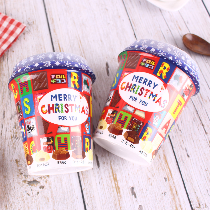 2包邮日本进口零食Tirol松尾圣诞杯巧克力送女友伴手礼物盒糖果