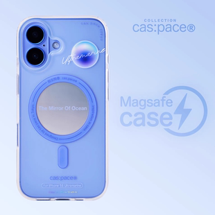 14新款 壳空间原创海洋之镜磁吸精孔手机壳适用苹果16pro手机壳iPhone15pro男款 一体按键触控拍照防摔手机套