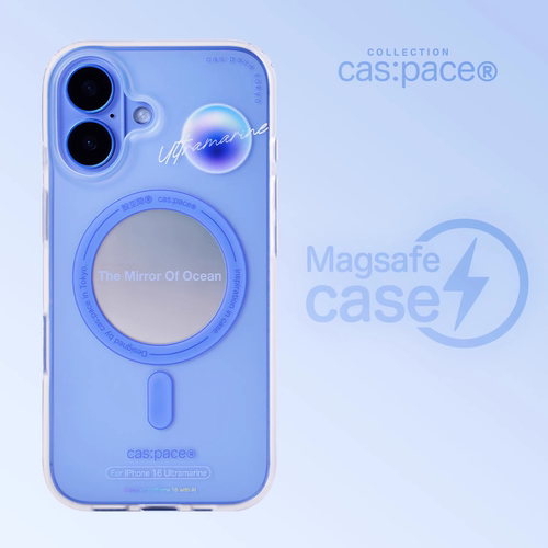 壳空间原创海洋之镜磁吸精孔手机壳适用苹果16pro手机壳iPhone15pro男款14新款防摔手机套