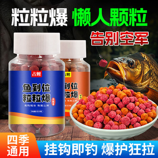 挂钩颗粒免皮筋红虫腥香奶香野钓鲤鱼草鱼抖钓鲫鱼饵料通杀鱼饵料