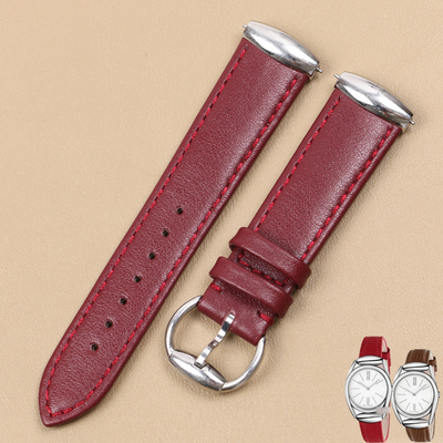 适用于古驰真皮表带HORSEBIT系列YA140408/140507真皮手表带男女