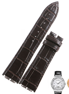 适用于伯爵真皮表带男POLO系列G0A31149/34041美洲鳄鱼皮表带定制