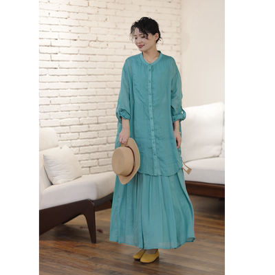 忆绵出品春日浪漫纯色上衣