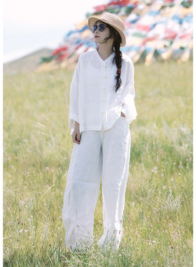 YIMIAN汉麻春日松弛感上衣