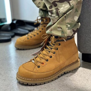 男款户外GTX防水V底防滑徒步登山鞋 摩纳哥工装大黄靴时尚马丁靴