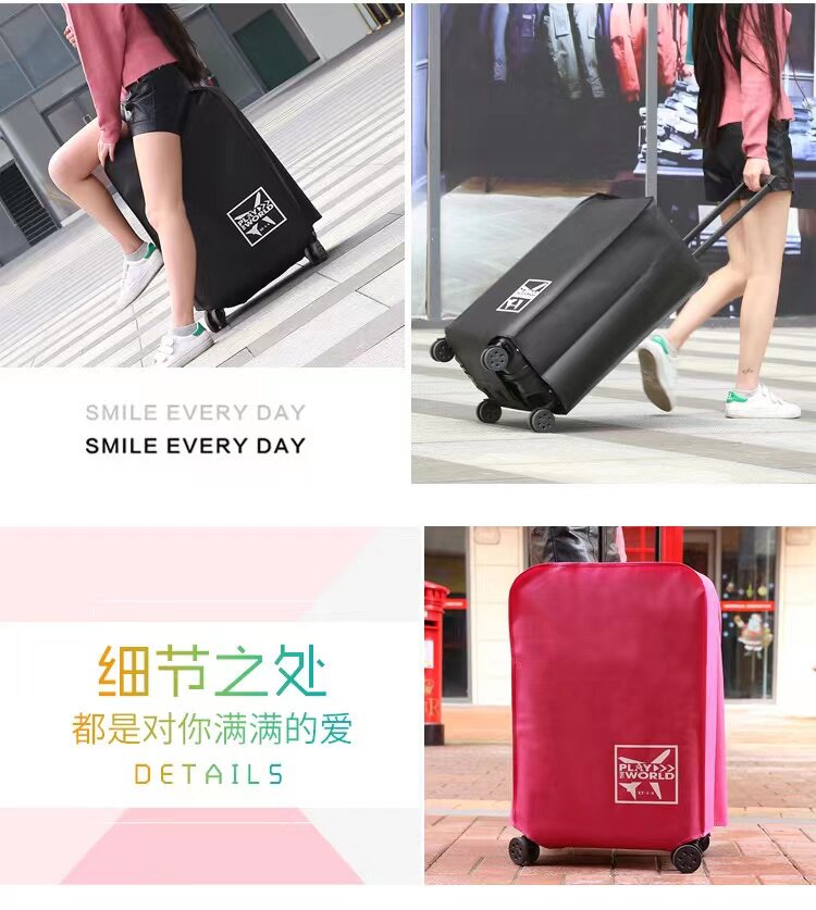 BRITISH ITLUGGAGE CASE SLEEVE SUITCASE TROLLEY CASE WATER-REPELLENT DUST-PROOF SCRATCH-PROOF THICKENED NON-WOVEN BAG