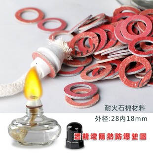 灯防爆垫古典酒精炉酒精灯配件垫片灯头陶瓷头磁芯头尖头平头盖子
