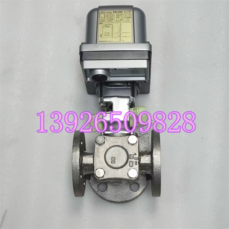 日本日本KITZ北泽 EXH100-2 T型 三通 电动球阀 原装现货
