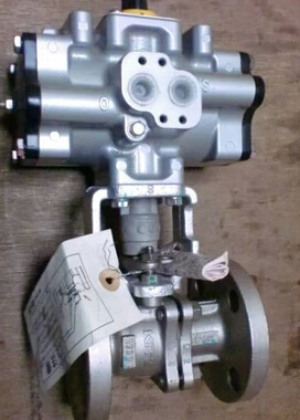 原装日本气动法兰球阀 KITZ气动不锈钢球阀 FA-10UTB DN20 3/4