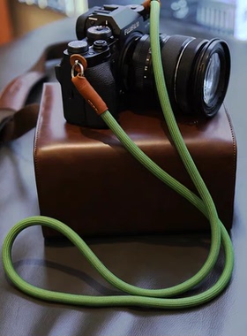 sozor相机挂绳适用于富士XT50肩带XM5XT30X100VI微单背带绿色清新