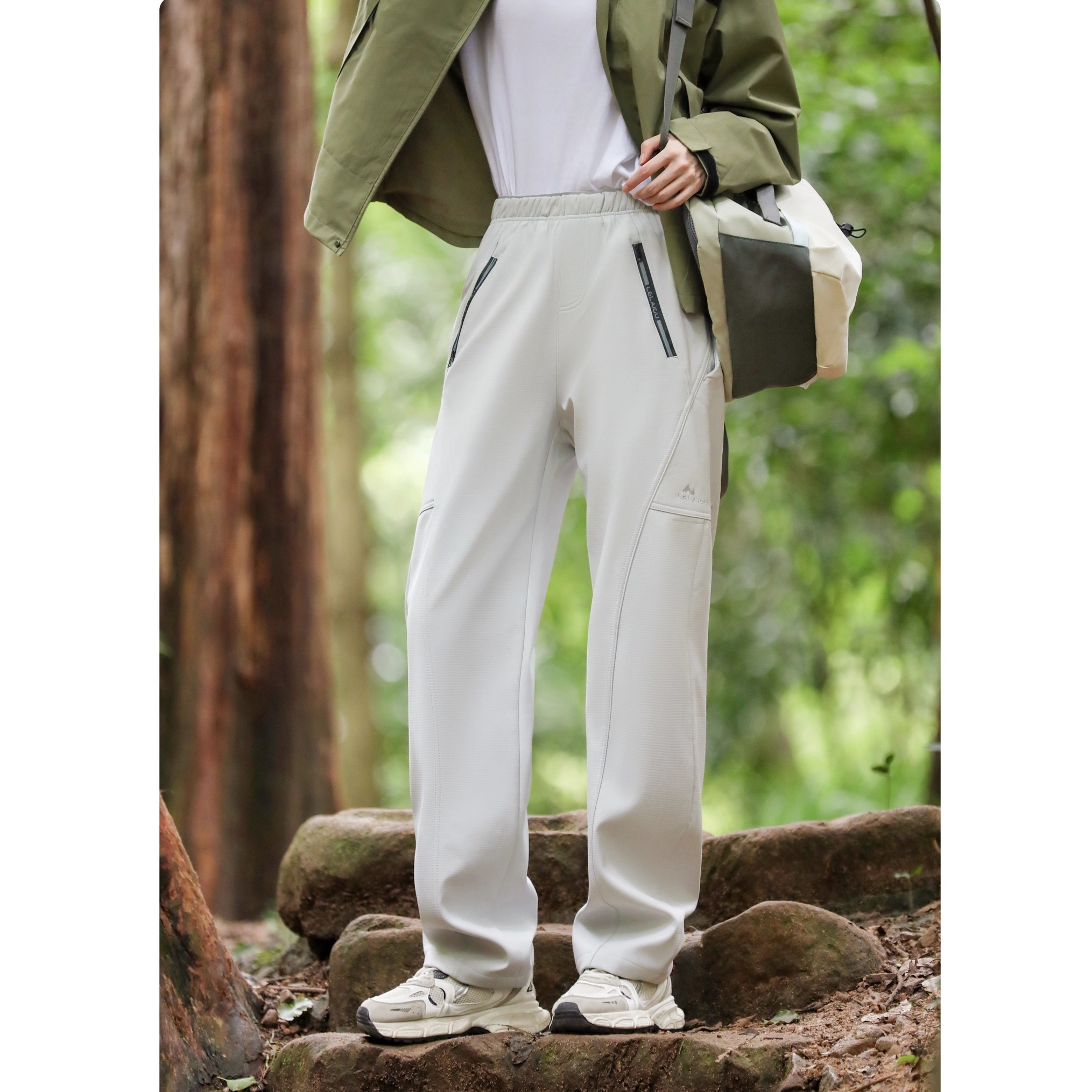 2025秋冬新款加绒加厚雪域弯刀裤男女同款防水呼吸透气户外休闲裤