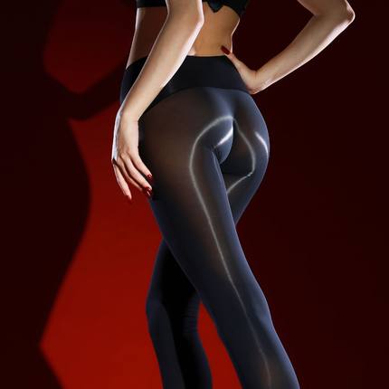 秋冬100D钻光厚黑丝袜男女无缝油亮打底裤美腿显瘦天鹅绒连裤袜