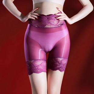 枪弹隔离全透明油光丝袜内裤 凉感速干 男开裆丝滑性感超薄平角裤