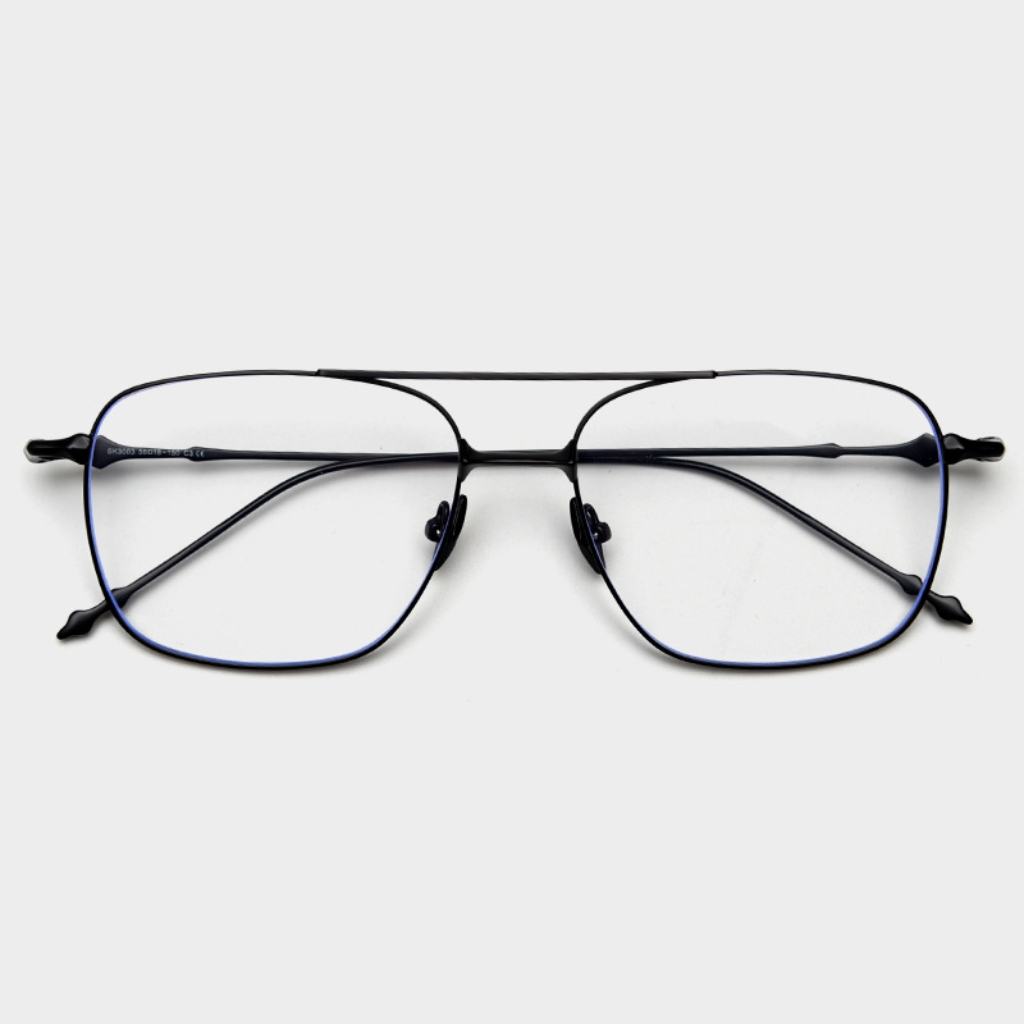 超轻新纯钛金属细边小框近视眼镜框男女文艺复古平光镜架可配度数