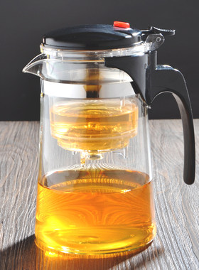 飘逸杯泡茶壶耐高温花茶壶可拆洗