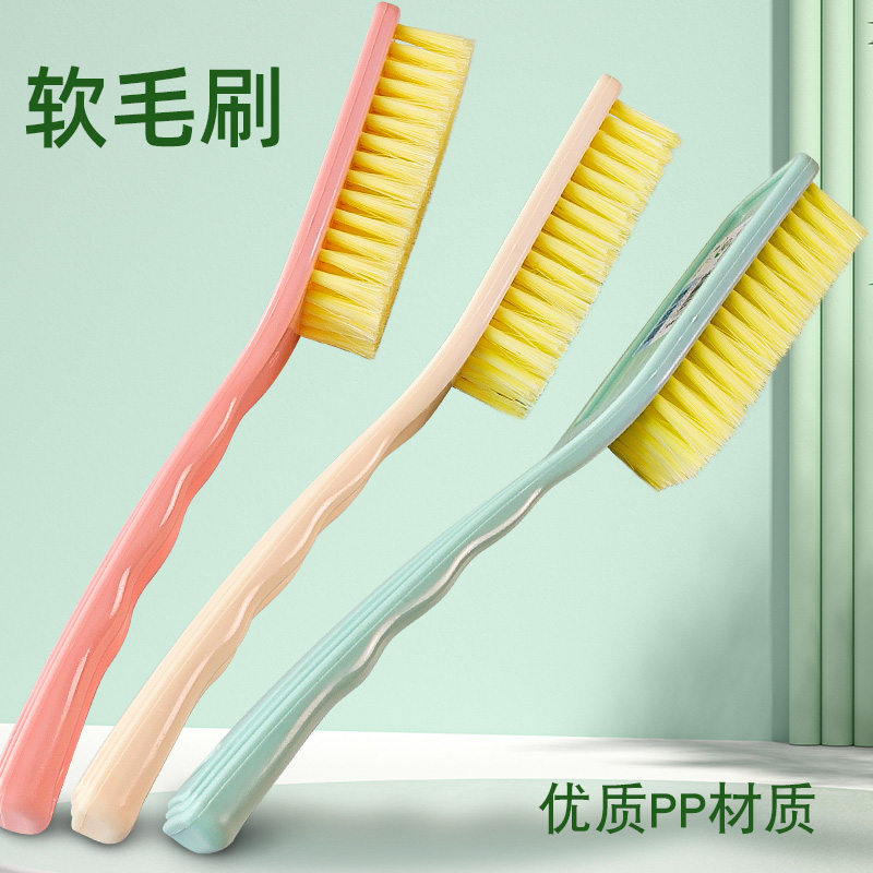 多功能软毛鞋刷加长手柄