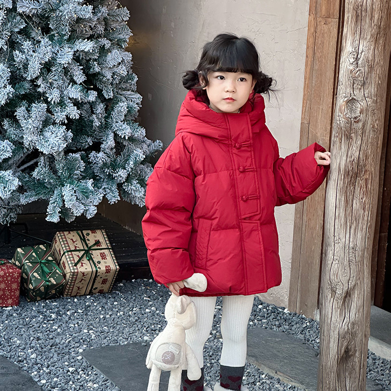 女童羽绒服短款2025冬装新款90新国标白鸭绒加厚女童宝宝连帽外套,童装/婴儿装/亲子装,羽绒服,淘宝优惠券,粉丝福利购,淘宝优惠卷