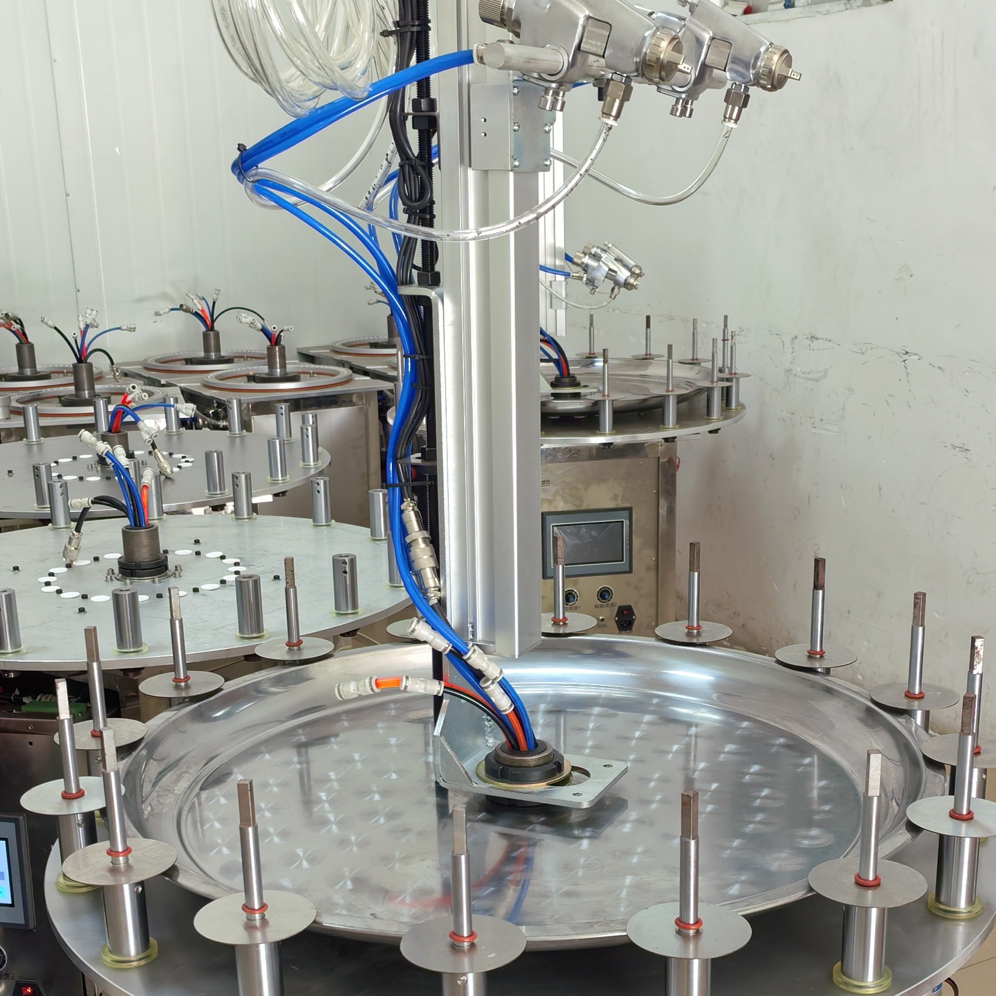 多功能全自动喷涂机 8转16工位400行程两用一体反复机油漆乳胶漆