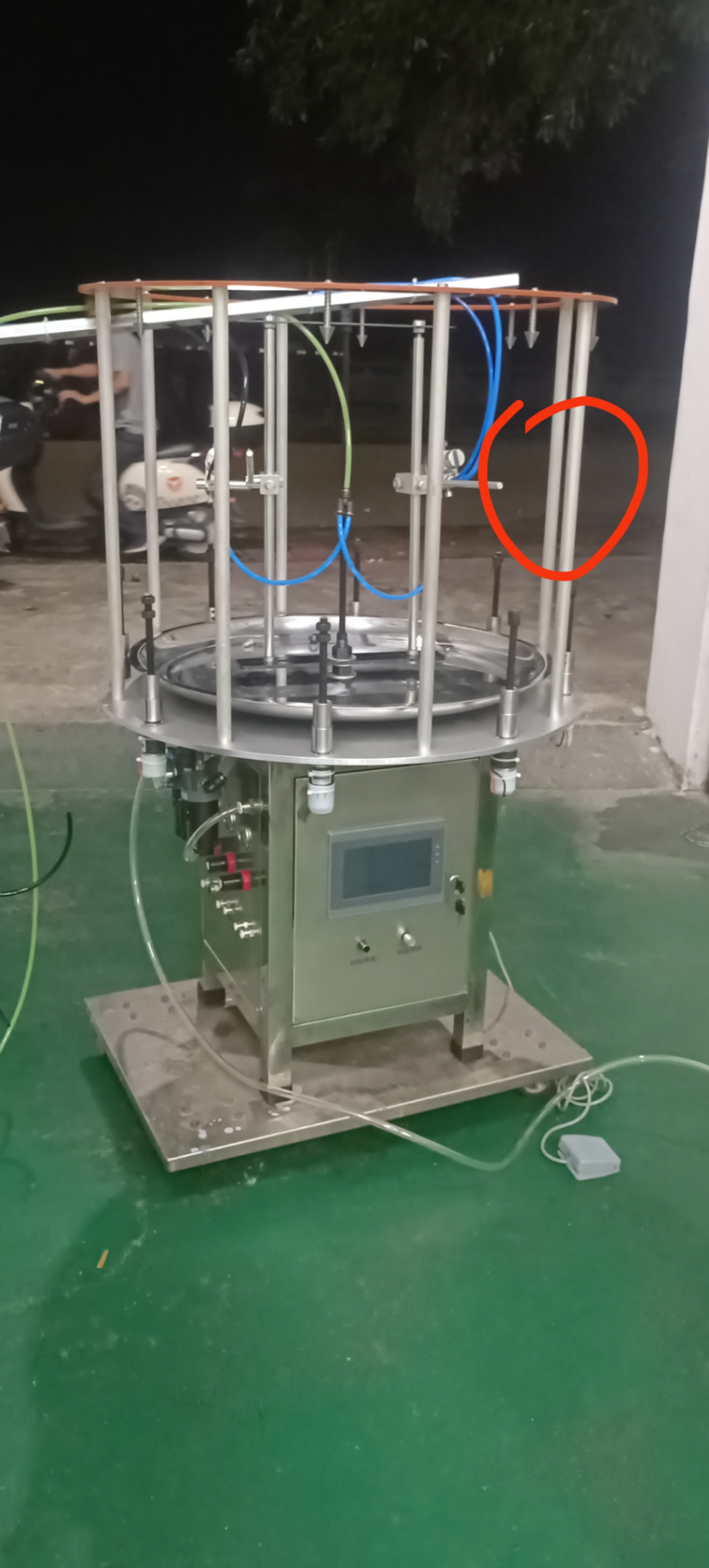 多功能全自动转盘反复喷漆机