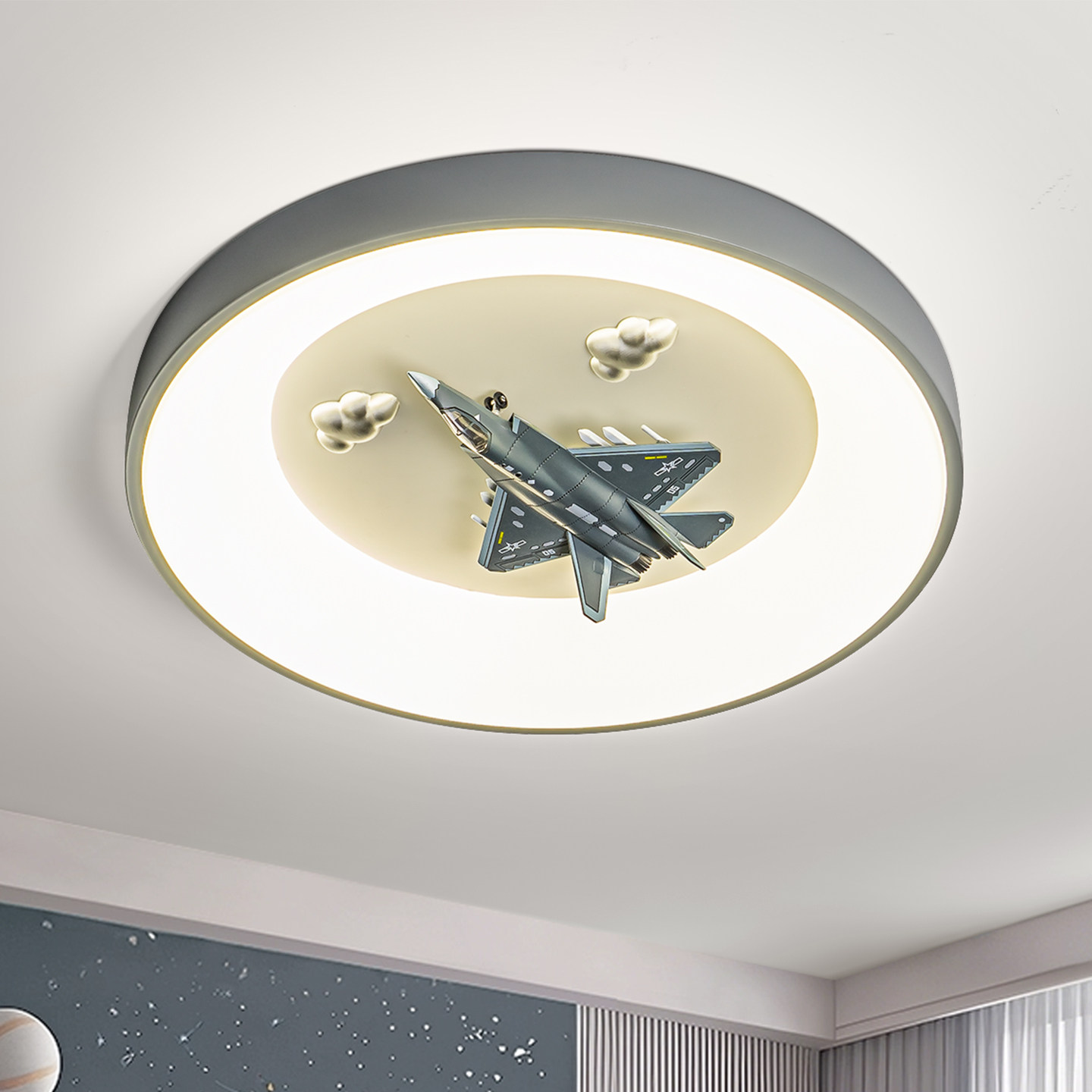 J10战斗机模型风扇灯 男孩卧室歼35吸顶灯儿童房J35战机J20飞机灯,家装灯饰光源,儿童房吸顶灯,淘宝优惠券,粉丝福利购,淘宝优惠卷