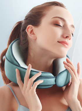 美国西屋UX8颈椎按摩器颈部按摩仪按摩枕颈肩颈按摩器护颈仪U型枕